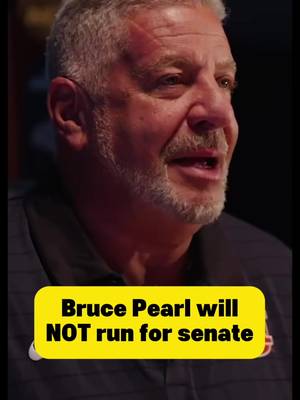 Bruce Pearl says he won’t run for US senate (via @AuburnMBB) 👀 #collegebasketball #auburnbasketball #brucepearl #brucepearlnews #breakingnews 