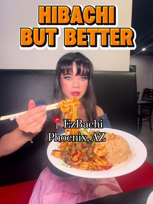 📍@ezbachi  EzBachi = hibachi without the hassle 🔥🍤 big portions, real crab, and those Sriracha honey wings? Unreal. ##ArizonaEats #AZFoodie #AZFoodScene #hibachi  #phoenixEats 