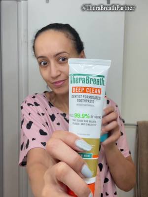 Finally! 🙌 The perfect duo for 12-hour fresh breath has arrived.  The new TheraBreath toothpaste complements the mouthwash I already love, leaving a seriously deep clean feeling.  The routine is now officially complete! Get yours on Amazon. #therabreath #ad #therabreathpartner #epicfreshness #freshbreath @TheraBreath US 