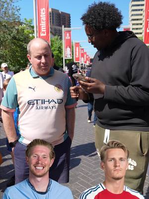 Was he biased? ⚽️🤔 #stsport #streetinterviews #streetinterviewssport