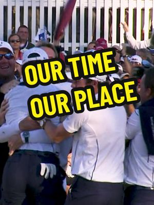 Our time. Our place. #RyderCup #golf #teameurope 
