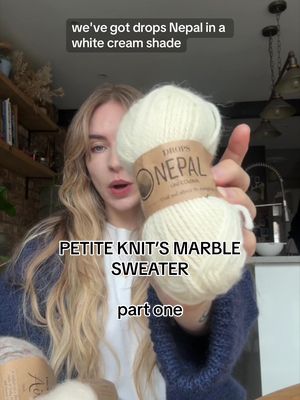 Part one of my timed knitting series, making the @PetiteKnit #marblesweater! 