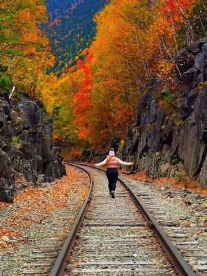 5 of the BEST places to see fall foliage 🍁👇 🍂 New Hampshire edition: 📍”The Kanc” - White Mountain National Forest 📍Crawford Notch State Park 📍Franconia Notch State Park 📍Dixville Notch State Park 📍Great North Woods Send this to the person you want to take a fall trip with! 🫶🏼 #fall #autumn #newenglandfall #fallfoliage #leafpeeping 