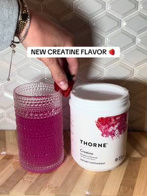 Introducing flavored creatine - strawberry 🍓 and pineapple orange 🍍🍊 #onlyThorne 
