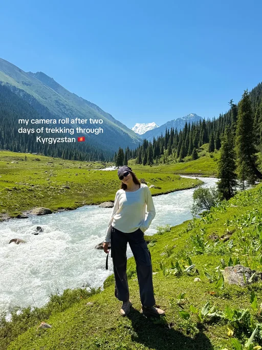a love letter to Kyrgyzstan 💌 #naturegirl #hikinggirls #outdoorsygirl 