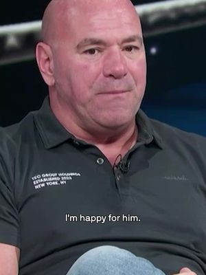 Dana White gives his seal of approval for THE SMASHING MACHINE.