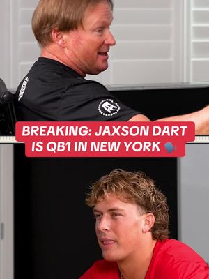 Breaking News: Jaxson Dart will start vs The Chargers in Week 4  🎯 SZN is QB1 in New York @Barstool Gruden  