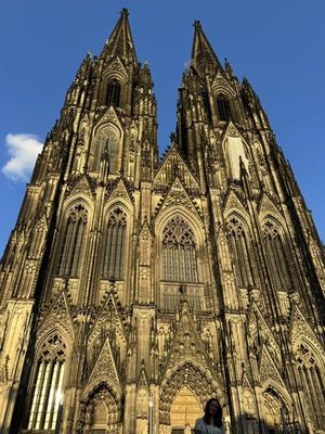 What an incredible experience 😱 #ladydimitrescu #köln #kölnerdom #germany #colognecathedral 