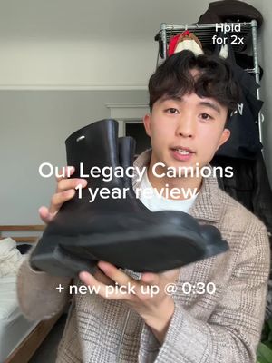 1 year review of the Our Legacy Camion boots #ourlegacy #camionboot #ourlegacycamion 