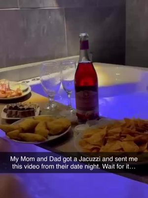 Eating a full buffet in a jacuzzi is crazy work