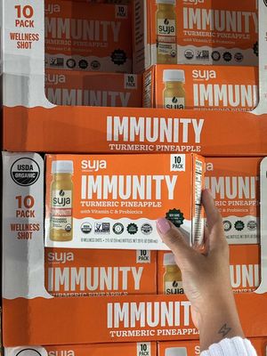 it's fine. it's not like my absolute faves are back: Immunity Turmeric Pineapple + Immunity Ginger Orange 😭🛒  Available now at @Costco Wholesale! #costcodeals #fyp #costcofinds #costcotiktok 