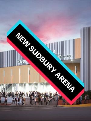 The first-look at the new Sudbury Arena was shared today which is scheduled to be built by 2028👀 What do we think?🤔 ⬇️