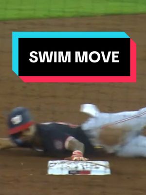 Nasim Nuñez evades the tag with a brilliant swim move! 🏊‍♂️ #MLB #baseball #nationals 