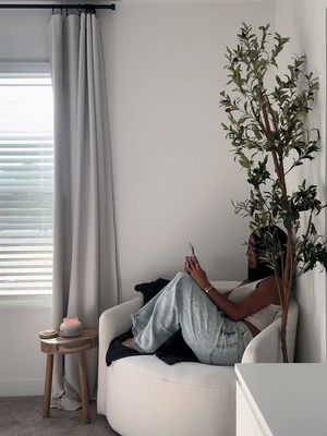 cozy corner for fall with @Walmart 🫶🏽| #walmartpartner #fallinspo #readingcorner #fallvibes #walmartfinds 