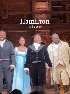 And on opening night *mid show* the third understudy for Hamilton makes his broadway musical debut and crushes it. I love the theater. 😭 Congratulations to this cast, crew and orchestra for making the audience laugh, holler and sob all in one show. Do not miss this one. @Hamilton @broadwayboston 