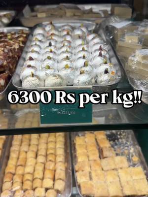 6300 روپے فی کلو لاہور کی مہنگی ترین مٹھائیوں میں سے ایک مٹھائی ہے، جس کا نام ہے نرالا سویٹس۔ میں لاہور کی سب سے اچھی مٹھائی اور رس ملائی تلاش کر رہا ہوں، اور آج اُس سیریز کی دوسری قسط ہے۔ . . . . . #foryoupage  #trending  #viral  #tiktok #lahore 