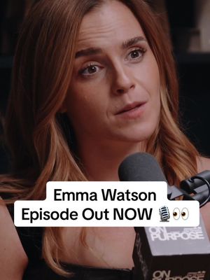 Emma Watson’s  first ever podcast interview is here 🎙️👇 This is one of the most raw and powerful conversations I’ve had on On Purpose. Her honesty and courage in this episode moved me deeply and I know it will move you too. Full episode out now. Link in bio. Watch on YouTube by searching ‘On Purpose Emma Watson’ 🔗 #emmawatson #harrypotter 
