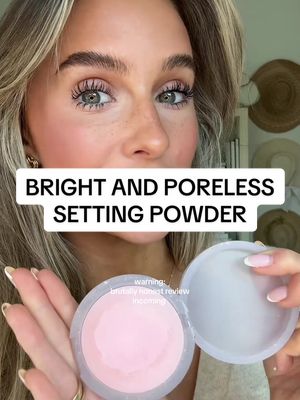 the perfectly smooth & bright under eye is one powder away 🎀👀 #brightundereye @Kosas #kosaspartner 