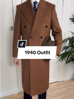 How to dress like a gentleman from around 1940 - with a modern twist🕵️‍♂️ #menswear #mensstyle #mensfashion #vintagestyle #vintageclothing      