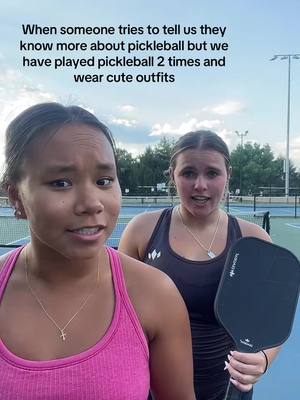 Try to tell us we don’t know anything about pickleball 😂 #fyp #diadem #pickleballtiktok #pickleball #pickleballmemes 