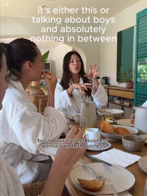 We tried so hard to not talk about work