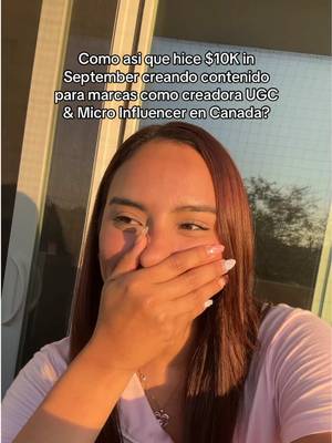 Aun no me lo creo 😭 de Enero a Agosto no pasaba de hacer lo basico para cubrir mis gastos mensuales y aveces hasta quedaba en negativo… pero en vez de tirar la toalla, decidi levantarte y seguir perfeccionando el servicio que le brindo a las marcas con mi contenido y ahora puedo ver los frutos 🥹♥️ Amiga, agarra esto como una señal que nada es imposible cuando trabajas duro por tus sueños de la mano de Diosito! #latinaencanada #latinacontentcreator #ugccreator #spanishugccreator #bilingualugccreator 