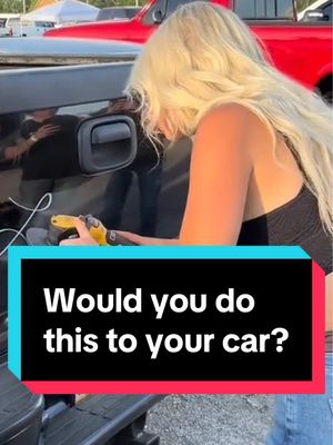 Is signing your car the right move these days… 🤔 (via @𝓒𝓪𝓭𝓮) #cars  #viral  #autograph @FanDuel 
