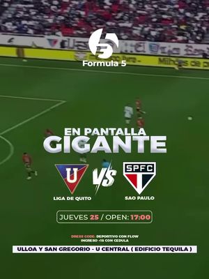 ⚽️🏆𝙀𝙨𝙩𝙚 𝙅𝙪𝙚𝙫𝙚𝙨 𝙎ã𝙤 𝙋𝙖𝙪𝙡𝙤 🆚 𝙇𝙞𝙜𝙖 𝘿𝙚 𝙌𝙪𝙞𝙩𝙤 𝙀𝙣 𝙁𝙤𝙧𝙢𝙪𝙡𝙖 5 🔥 𝙇𝙤 𝙑𝙞𝙫𝙞𝙢𝙤𝙨 𝙀𝙣 𝙋𝙖𝙣𝙩𝙖𝙡𝙡𝙖𝙨 𝙂𝙞𝙜𝙖𝙣𝙩𝙚𝙨 𝙔 𝘼𝙢𝙗𝙞𝙚𝙣𝙩𝙚 𝘿𝙚 𝙐𝙣 𝙑𝙚𝙧𝙙𝙖𝙙𝙚𝙧𝙤 𝙃𝙞𝙣𝙘𝙝𝙖❤️🤍❤️🤍 #saopaulo #ldu #ligadequito #quito_ecuador🇪🇨 #uce❤️💙 