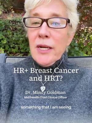 Hormone therapy and breast cancer risk can feel confusing.  That’s why Midi’s Chief Clinical Officer, Dr. Mindy Goldman, is breaking it all down for you. Our care is rooted in the latest research and always tailored to your personal and family health history so you can feel confident, supported, and in control of your long-term health. #hrt #cancer #breastcancer #menopause 