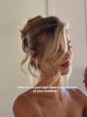 Here’s your sign 🫶🏻 hair and makeup by me  @leilani 🧸 for @janehillbridal 