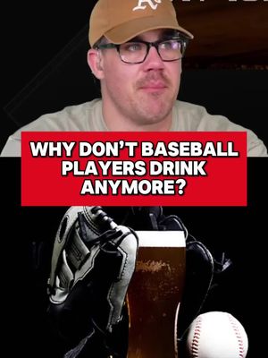 Baseball players don't drink anymore #MLB #baseball