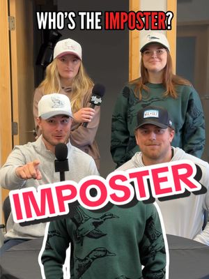 Who’s the Imposter? 🥸 ft. The Waggle Migration Wildknit Crewneck #getyourwaggleon #imposterchallenge 
