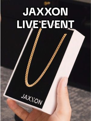 Register now for our first TikTok live event. We’ll have exclusive giveaways, flash sales, and firsthand looks at our best-selling Cuban Link Chains. You don’t want to miss this. See you there! #tiktoklive #giveaway #flashsale #jewelry #jaxxon 