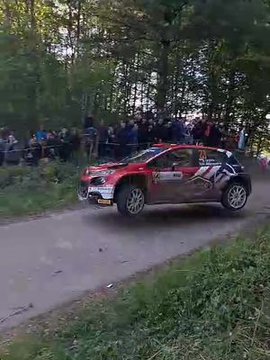 This was on the limit in Croatia! 🤯 #rally #Motorsport #pov #jump 