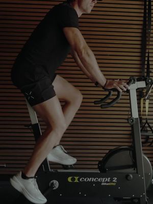 Do Hard Things / Ep. 08 Some athletes are defined by what they do. Others by who they become when the work gets hard. @calahan.skogman — actor, athlete, and relentless competitor — embodies both. From long days on set to long nights in the gym, his life is a constant balance of discipline and creativity, pushing his body and mind to places most won’t go. Calahan started circuit training in the backyard with his dad at an early age and quickly fell in love with challenging himself both physically and mentally. After playing football and basketball in college, training was cemented as the non-negotiable anchor in his life. Now, he’s discovered his latest pursuit — qualifying for the HYROX World Championships in Stockholm next year. “We all want things. It’s more so about how can you put yourself in the present moment, tackle one thing at a time, one hard thing at a time, and string enough hard things together where you look back on your year and you can be really proud of the kind of progress that you’ve made.” The journey begins this weekend when Calahan competes at HYROX Boston for the start of his first full HYROX season. A PR is in his sights but it’s bigger than that: “I like to prove to myself that I have the capacity to be a leader, to be fierce, to be a fighter, to fight the good fight and to show up for myself so I can show up for others.” #DoHardThings 