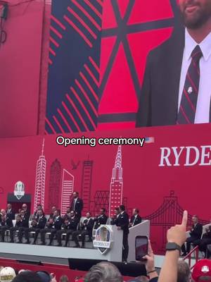 Today’s opening ceremony🇺🇸#foryoupage #rydercup2025 #bethpageblack #RyderCup #fyp 