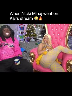 W duo⁉️😂 #NickiMinaj #KaiCenat #kaicenatclips #barbz #RapTV 
