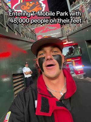 One of the best feelings in the world!!! #bananaball #savannahbananas #firefighters #tmobilepark 