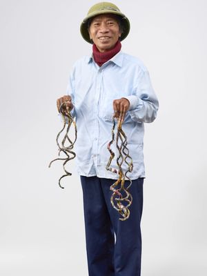 Longest fingernails on a pair of hands (male) - 594.45 cm (19 ft 6 in) grown by Lưu Công Huyền 🇻🇳 #gwr2026