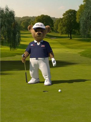 Our beloved #PoloBear tees up for the 2025 #RyderCup. #PoloRalphLauren #PoloRLStyle