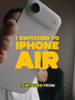 I switch to iPhone Air #apple #iphone #iphonephotography #photography101 #photographyeveryday 