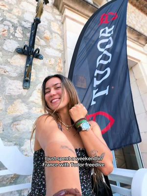 everything I did in France this weekend with @tudorwatch ✨ freedive training with the 3x world champion of freediving @morganbourchis , hitting new PR’s and surrounding myself with humans that are #BornToDare ♥️ a weekend i’ll never forget 🙌 #TudorWatch AD 