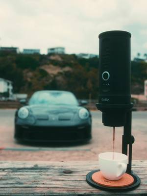 Coffee for the soul. Care for the car. Ritual complete.  ☕️ #NationalCoffeeDay 🎥 @paramount_visuals @outin_official @mountainvalleywater 