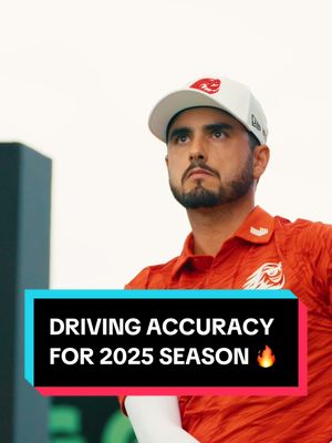 Accuracy = Abraham Ancer 🎯  He was #2 in the league for driving accuracy for the 2025 LIV Golf Season! 