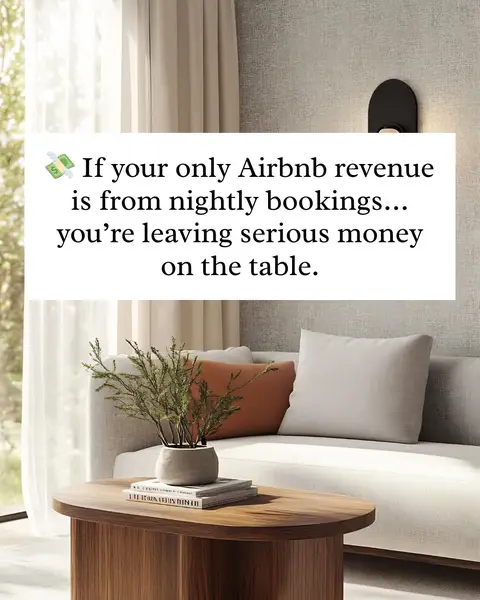 Most hosts think “more doors” = more profit.  Wrong. 🚫  Here’s the truth: Your STR should be generating multiple streams of revenue—not just from nightly bookings.  Here are 7 ways we’ve added hidden profits to our properties:  🐶 Pet fees  🕒 Early/late check-in  👥 Additional guest fees  🛡️ Damage waivers  🔥 Amenity upgrades (firewood, wine, charcuterie)  🧹 Mid-stay cleans  🛋️ Affiliate links  When implemented correctly, these small streams compound into a BIG difference in your bottom line.  👉 Want to learn how to elevate your STR business and turn it into a real revenue machine?  Comment 𝗔𝗨𝗧𝗢𝗠𝗔𝗧𝗘 and we’ll send you our full STROS system so you can plug this into your business today.  #airbnbhosttips #shorttermrentals #airbnbbusiness #airbnbcohost #vacationrentalincome #airbnbhosting #strwealthacademy #systemsoverstress #airbnbcoaching #strosystem