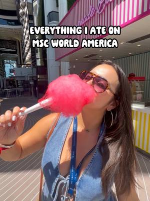 This is everything I ate on MSC World America 🚢✨ @MSC Cruises US  With 19 dining venues, this ship is a foodie’s dream at sea 🌊 From omelets and sushi to late night pizza and gelato, it makes sense Forbes Vetted named it the Best New Cruise for Foodies. #MSCWorldAmerica #MSCCruisesPartner #CruiseFoodie #FoodieTravel #iviethefoodie