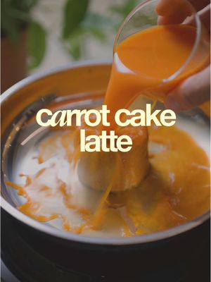 Carrot Cake Latte Recipe 200g dark brown sugar 200g carrot juice 1Tbsp Molasses 1 or 2 cinnamon sticks 1 inch piece of fresh ginger (chopped) Add all ingredients to pot and bring to simmer over medium-low heat. Simmer gently until syrup coats back of spoon or reaches your desired consistency (about 5–10min) Vanilla cream cheese foam recipe: 45g cream cheese (room temp) 45g heavy cream 20g skim milk 15g brown sugar 6g vanilla extract Stir sugar into room temp cream cheese. In a separate bowl whip heavy cream, milk, and vanilla. Stop short of whipping into whipped cream consistency. You’ll want it to be slightly runny because it will stiffen up when stored in fridge. Slowly add and stir vanilla cream into cream cheese. Makes about two servings. Store in fridge for 2–3 days Drink Build: In a 16oz glass add ice, about 200g milk of choice, 1 double shot of espresso, 30g carrot cake syrup, stir, and top with vanilla cheese foam.