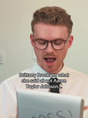 Brittany never stop being you queen. #aarontaylorjohnson 