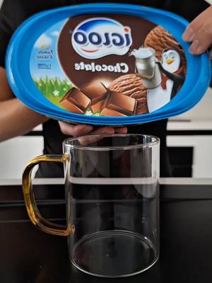Chocolate Ice Cream Frothy Iced Coffee #coffee #soffi_andi #nescafe #colddrink #قهوة_باردة 