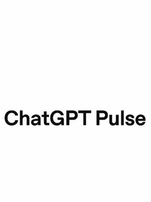 Today we’re releasing a preview of ChatGPT Pulse to Pro users—a new experience where ChatGPT proactively does research to deliver personalized updates based on your chats, feedback, and connected apps. Each night ChatGPT learns what matters to you—pulling from memory, chats, and feedback—then delivers focused updates the next day. Expand updates to dive deeper, grab next steps, or save for later so you stay on track with clear, timely info. Pulse is the first step toward a more useful ChatGPT that proactively works on your behalf, and this preview lets us work with power users to learn, iterate, and improve before rolling it out more broadly.